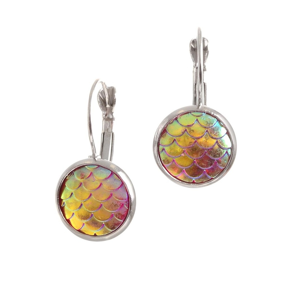 NEW Dragon Scales Earrings in Fire Breather